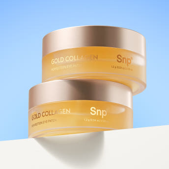 [더블기획세트+추가5%포인트] Snp 골드 콜라겐 퍼펙션 아이패치 마스크팩 주름 잡티 미백 탄력 60매, 2개 - 상품 이미지