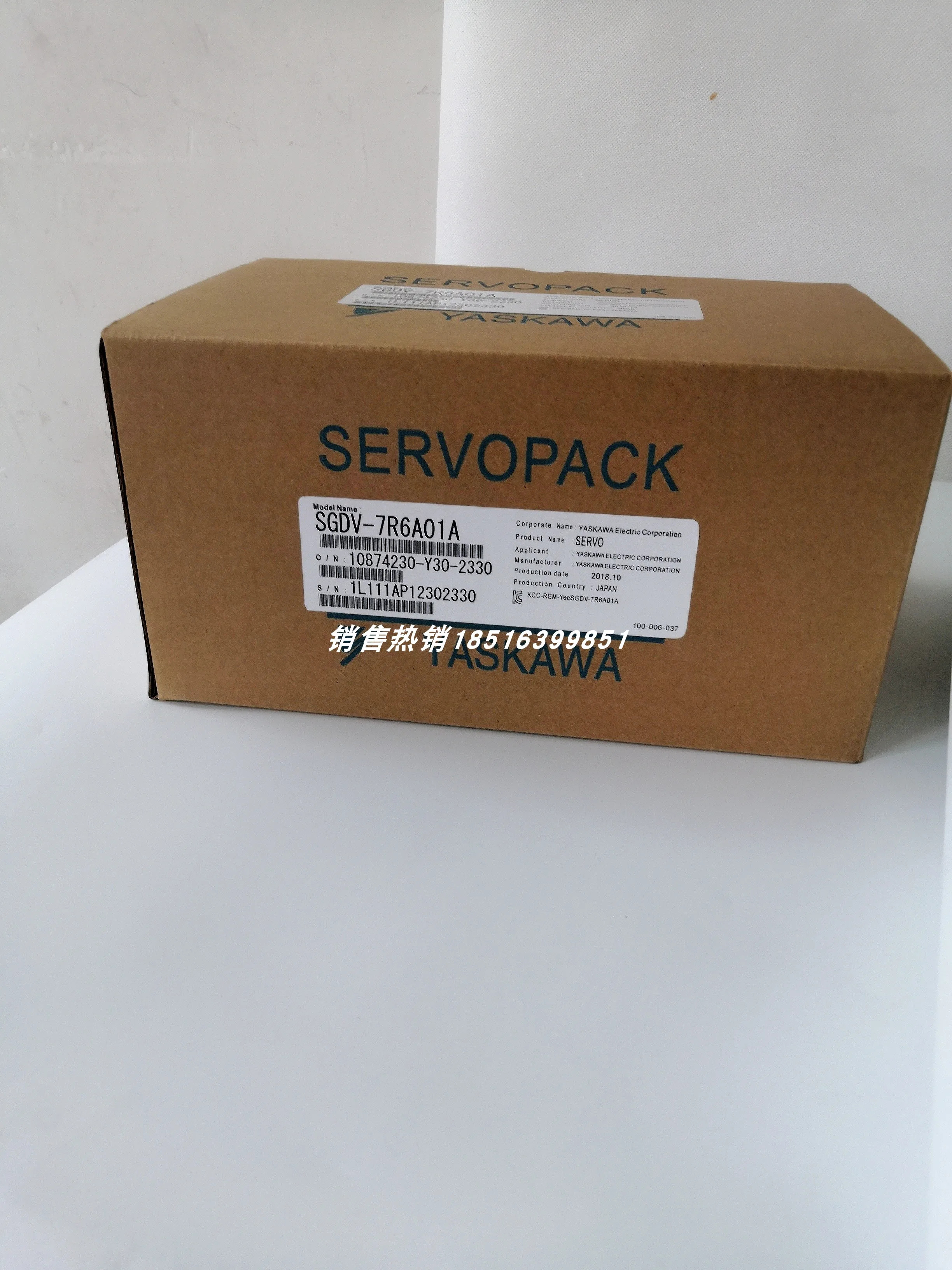 Yaskawa 신규 드라이버 SGDV-7R6A01A/SGDV-7R6A01A00200/7R6A05A