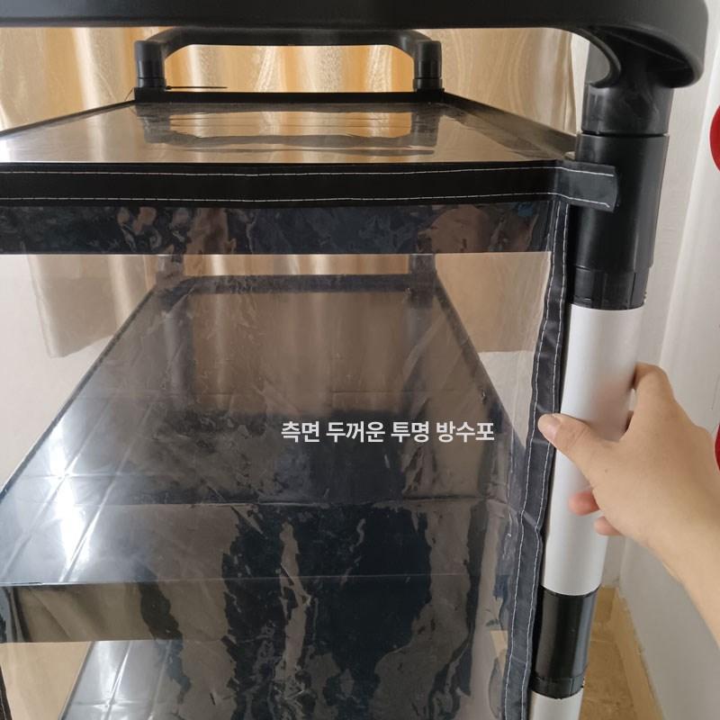 식당 서빙카트 3단 이동식 운반 플라스틱 핸들카 주방용품 업소용 레스토랑 호텔 카페 수평이동 편의점 - 상세 이미지 5