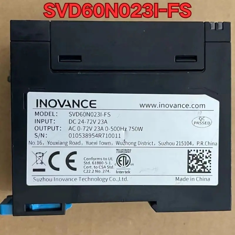 리퍼 SVD60N023I-FS 서보 드라이브 기능 정상