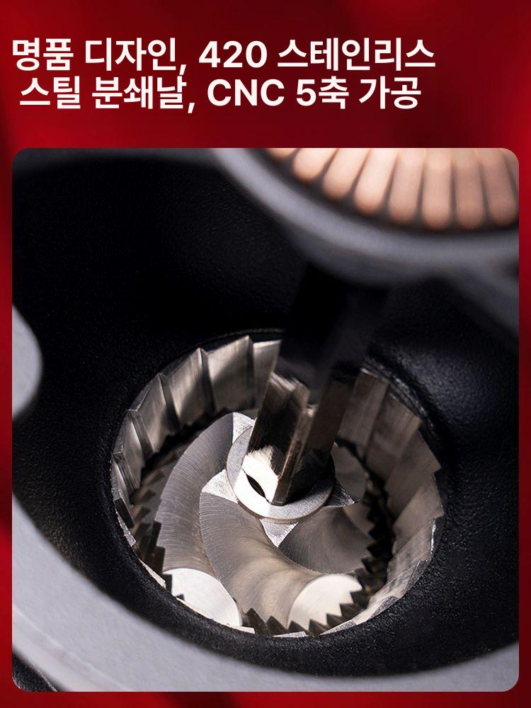 클래식 커피그라인더 우드 그라인딩 핸드밀 머신 원두분쇄기 핸드드립 원두그라인더 - 상세 이미지 4