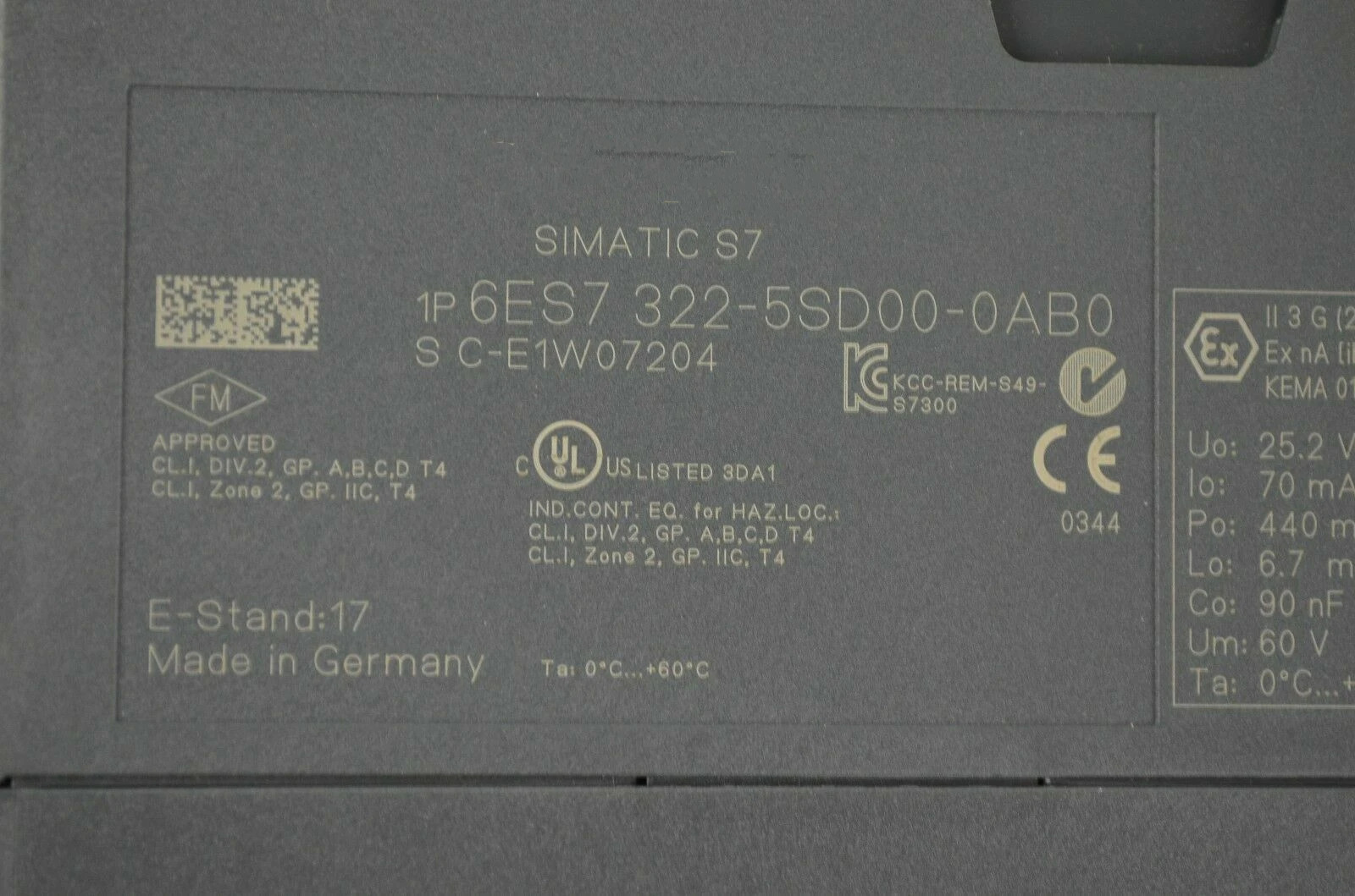 PLC 모듈 6ES7322-5SD00-0AB0