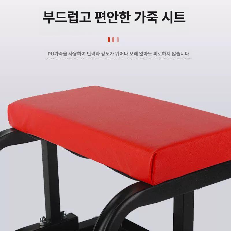 바퀴의자 벤치 등받이 바퀴달린의자 휠 작업의자 좌식의자 작업용 체어 바퀴스툴 쿠션 - 상세 이미지 5