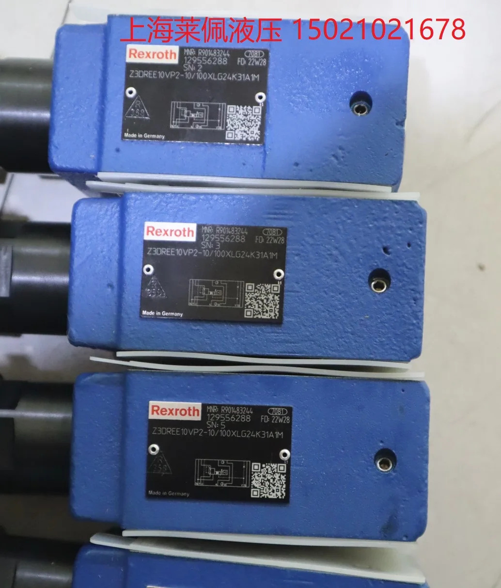 Rexroth REXROTH 비례 밸브 R901483244 Z3DREE10VP2-10/100XLG24K31A1M