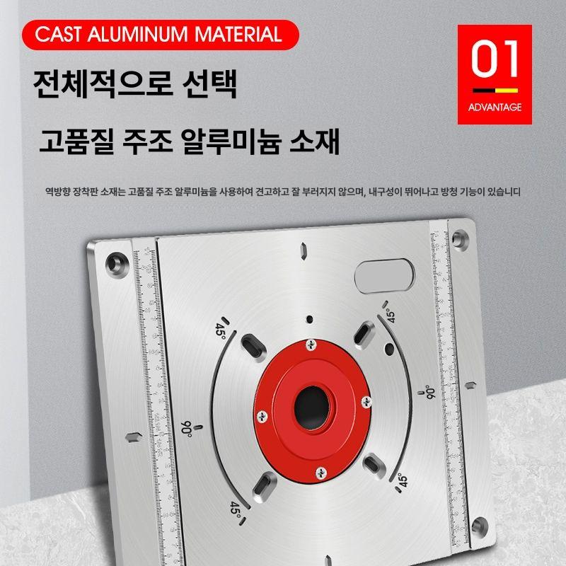루터 테이블 목공 보드 밀링 가이드 작업용 작업대 전기 슬라이딩 트리머 밀링선반 다기능 - 상세 이미지 2