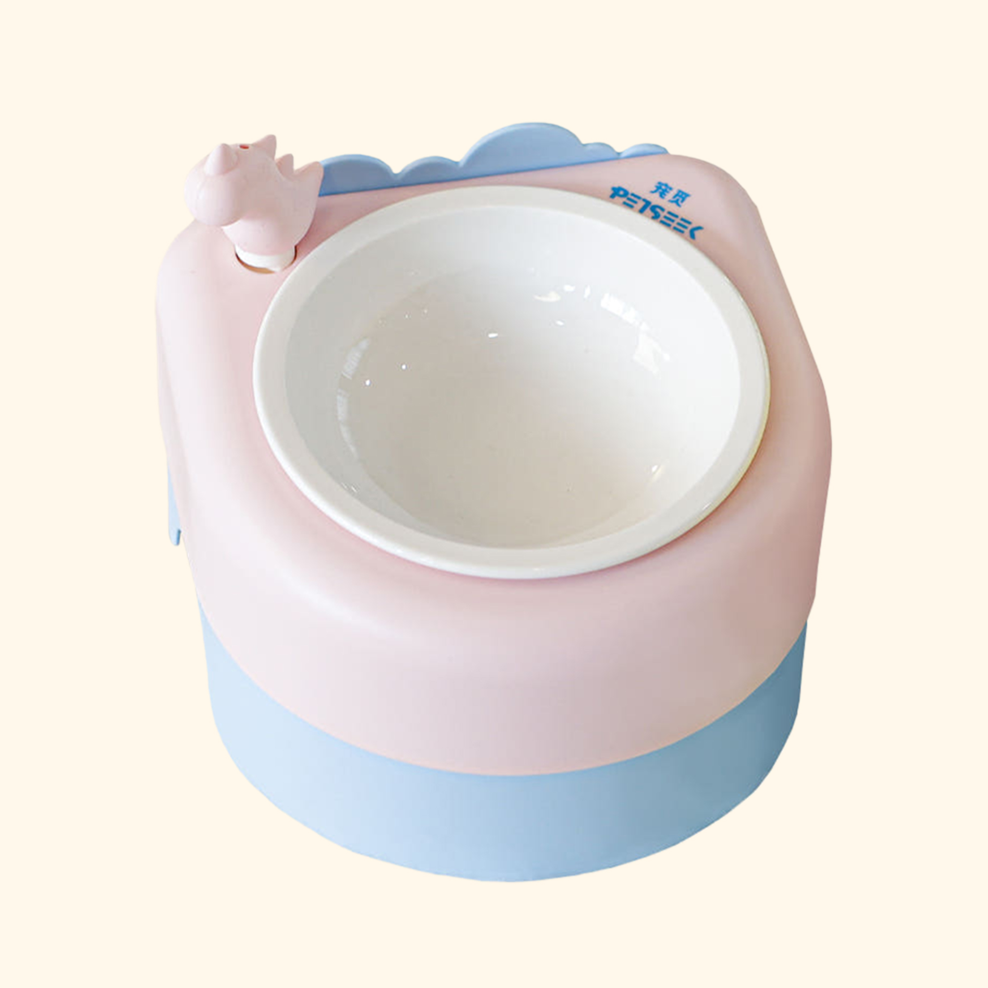 펫케어 고양이 습식 식기 강아지 밥그릇 푸디보울 노랑 이미지 7