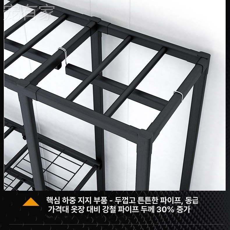 폴딩 수납상자 지퍼식 정리함 침실 옷장 의류보관 패브릭 바구니 뚜껑 서랍형 홈 오거나이저 - 상세 이미지 4