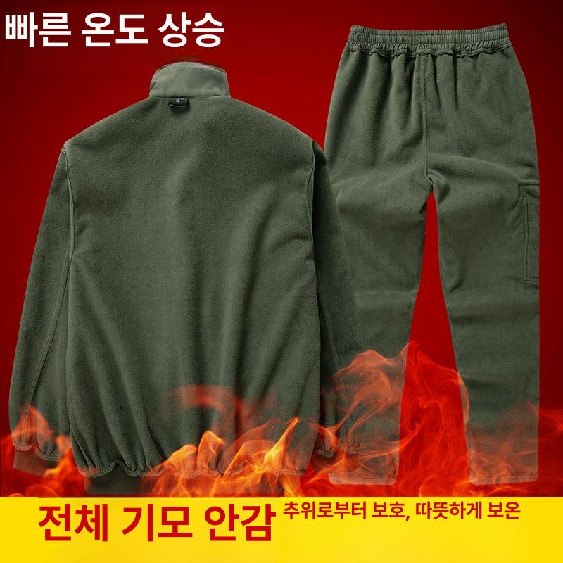 남성 방수 등산바지 겨울 기모 안감 캠핑 작업복 스트레치 활동성 따뜻한 보온 아웃도어 야외 - 상세 이미지 4