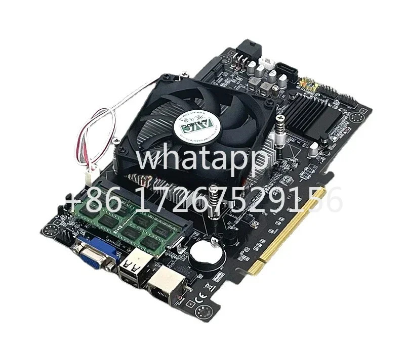멀티 하드 서버 J1900/B75K9-ETH 제어 마더보드 NAS Black Qunhui 네트워크