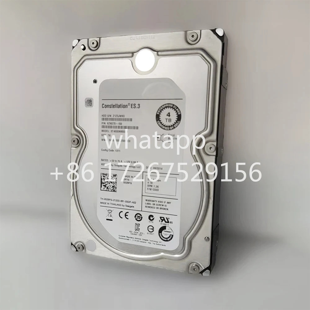 AS5300 AS5500 AS5600 4T 3.5 SAS ST4000NM0023 pur 하드 HDD