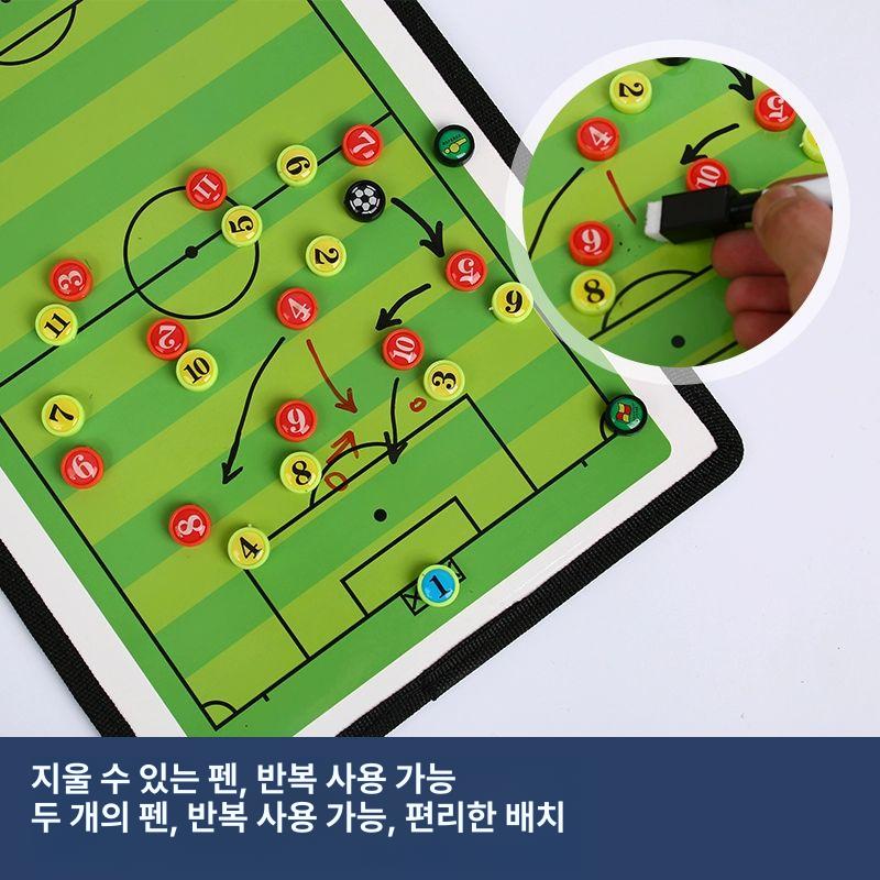 아이스하키 전술보드 축구 핸드볼 경기 트레이닝 코치 코칭 자석판 트레이너보드 교육 훈련 - 상세 이미지 3