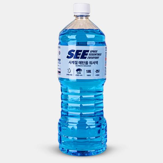 SEE 사계절 에탄올 워셔액 1.8L 1박스 (12개) - 상세 이미지 2