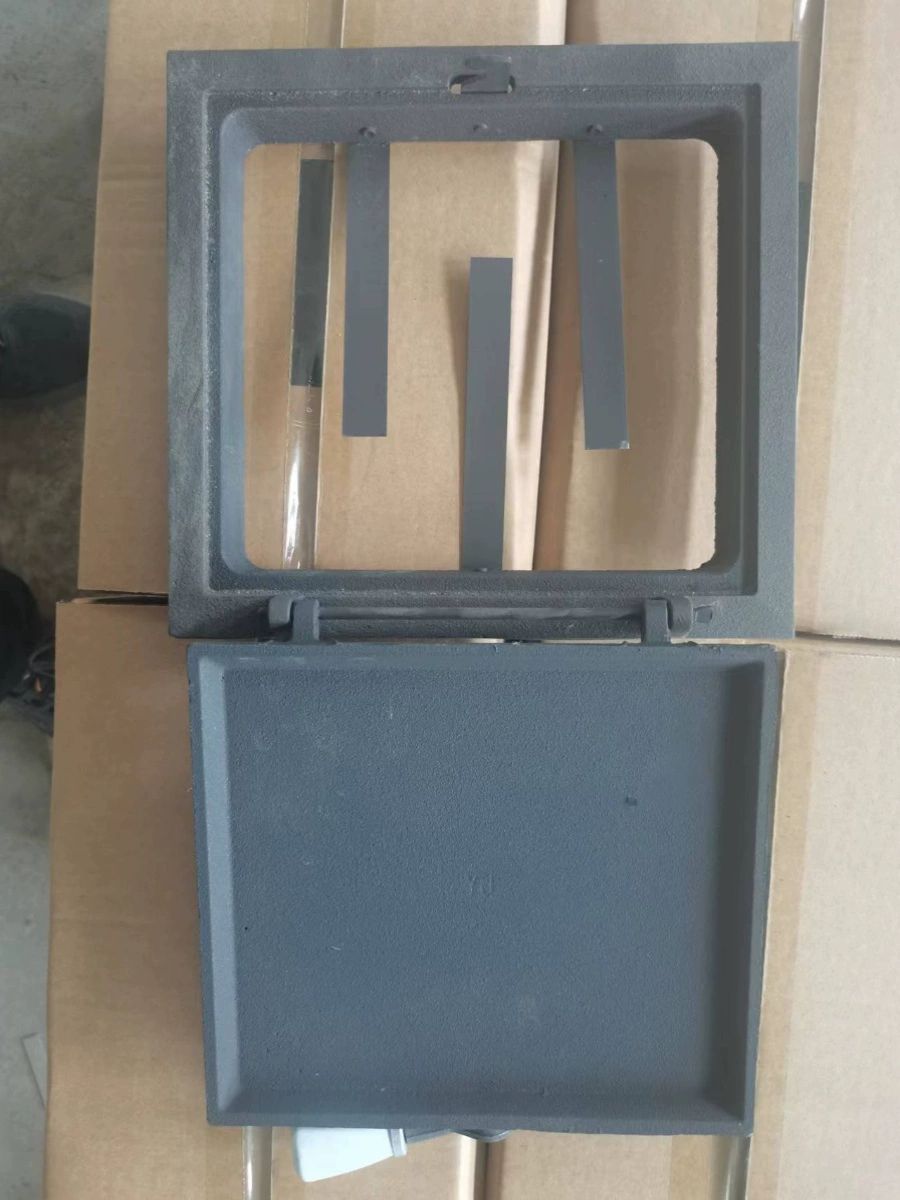 무쇠아궁이문 화덕문 화구문 철골 주물 화구덮개 아궁이화구 연통 캠핑난로 부뚜막 - 상세 이미지 2