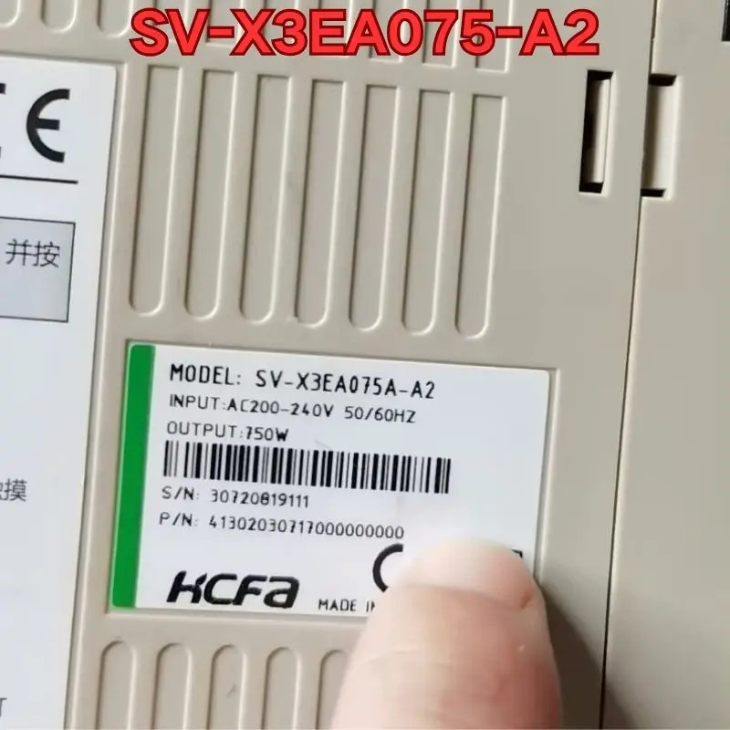 리퍼 SV-X3EA075-A2 서보 드라이브 기능 정상