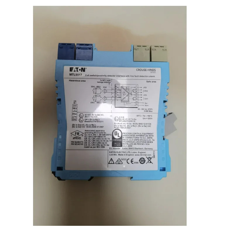 영국 Eaton MTL 이채널 절연 안전 배리어 MTL5517