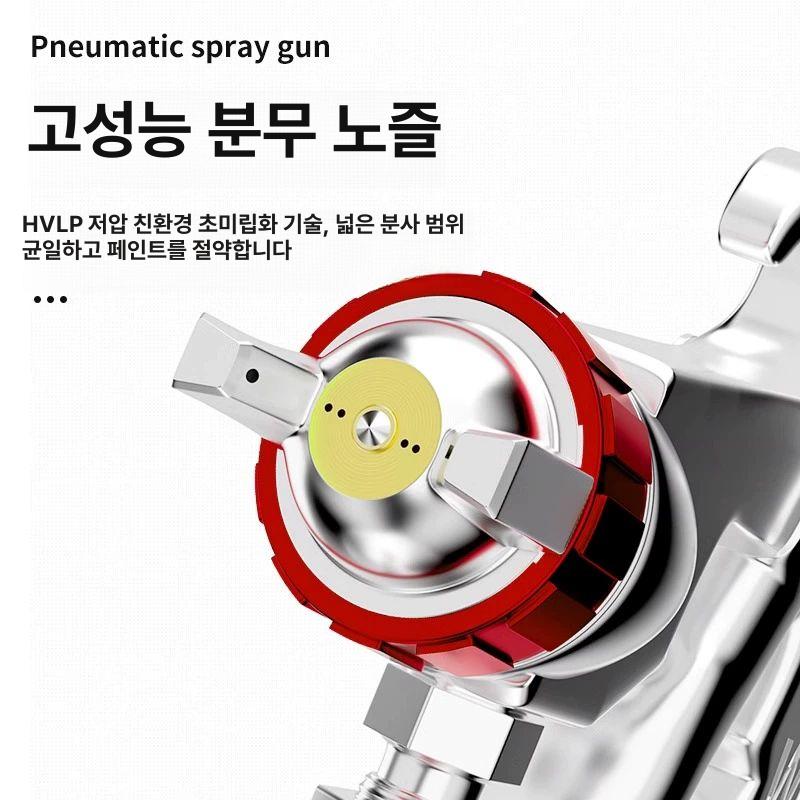 공압 에어리스도장기 고압 자동차 분무기 스프레이건 압송기 탱크 압력 코팅 분사 - 상세 이미지 3