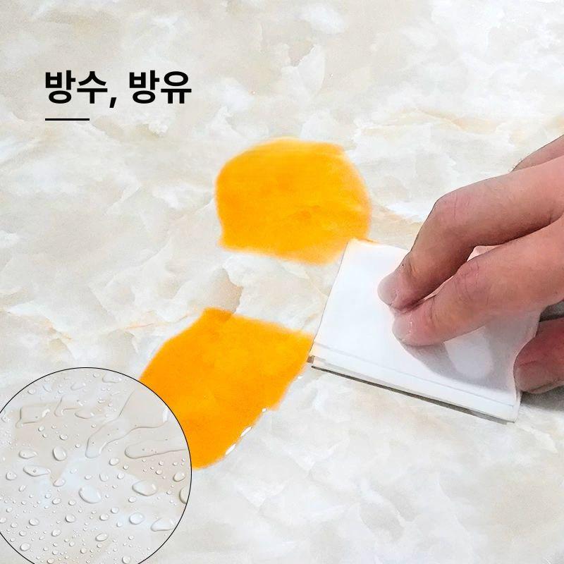 가죽 덮개 방수코팅 체크무늬 보호 매트 테이블보 홈데코 커버 방수천 비닐 - 상세 이미지 3