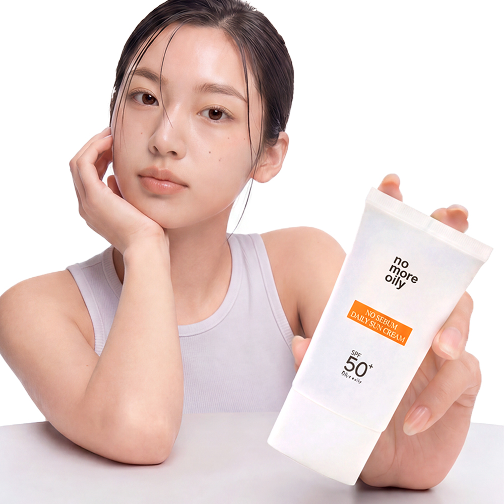 노모어오일리 무기자차 톤업 지성 노세범 선크림 SPF50+PA++++ 50ml, 1개 이미지 8