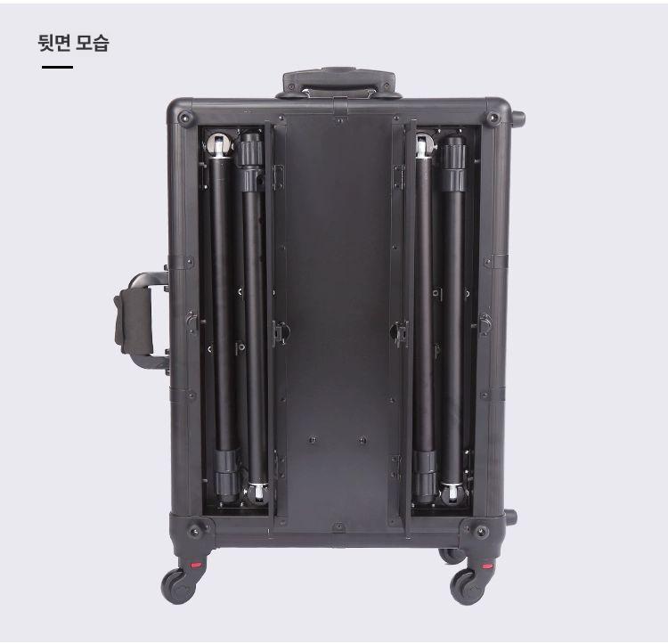 여행용 수납함 이동식 거울 보관함 화장대 케이스 메이크업박스 미용 캐리어 정리함 - 상세 이미지 4