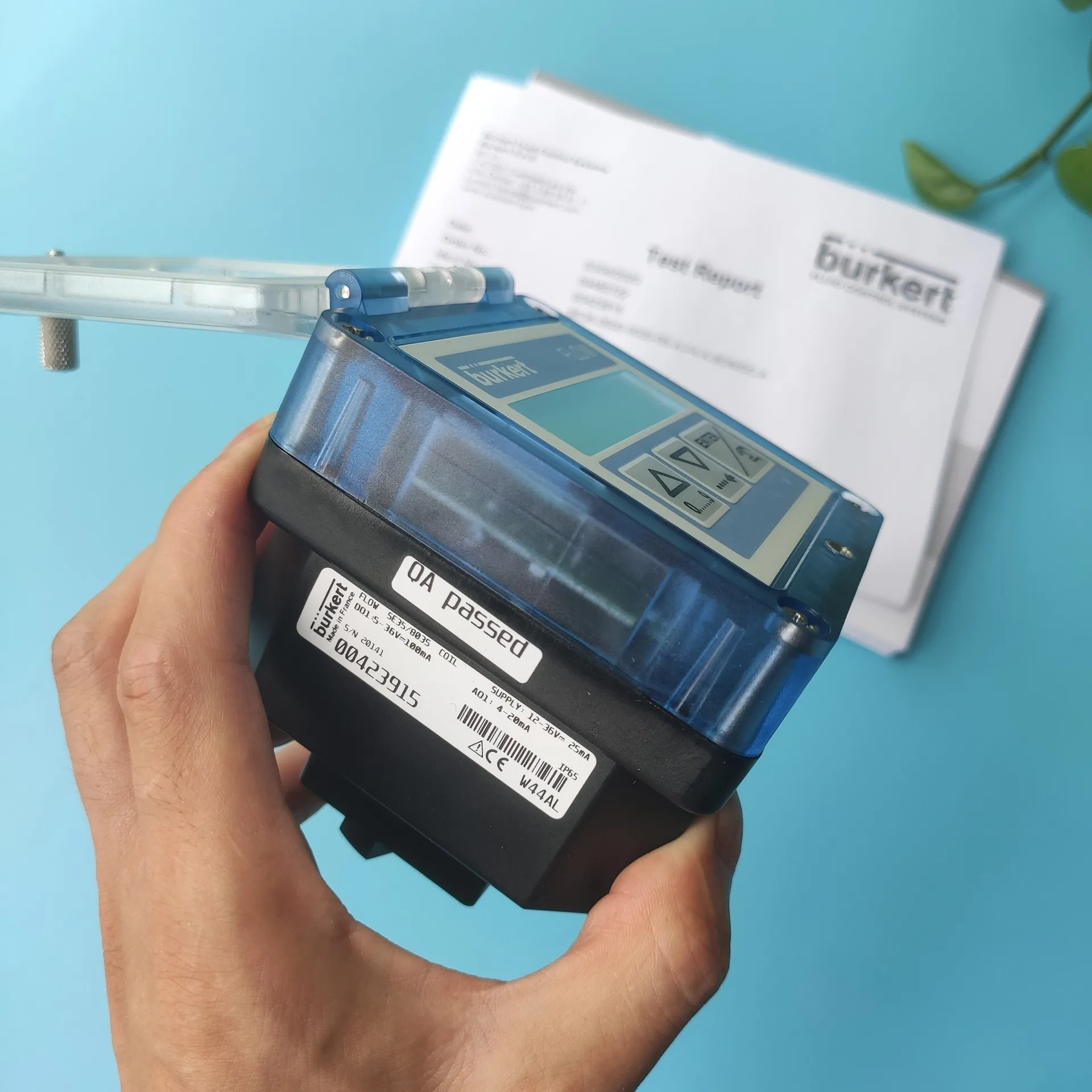 Burkert 블로워 유량계 헤드 SE35/8035 00423915