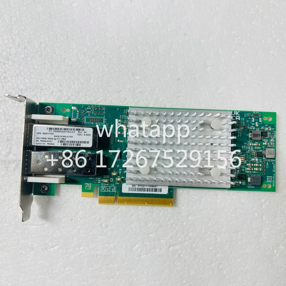 P9D94A 853011 -001 SN1100Q QLE2692 hp호환듀얼 포트 16G FC HBA 카드