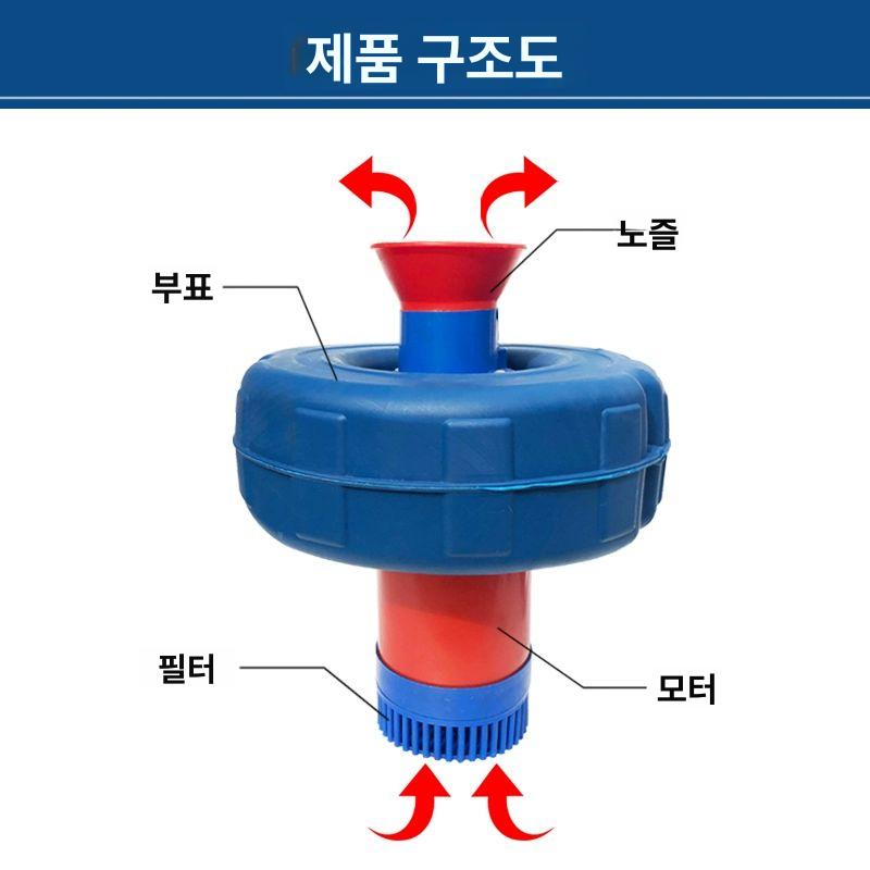 산소발생기 산소펌프 공기 수중 에어펌프 수조 순환기 산소공급기 연못기포기 - 상세 이미지 3