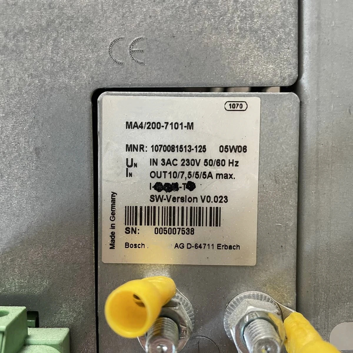 컨트롤러 MA4/200-7101-M 1070081513 -125