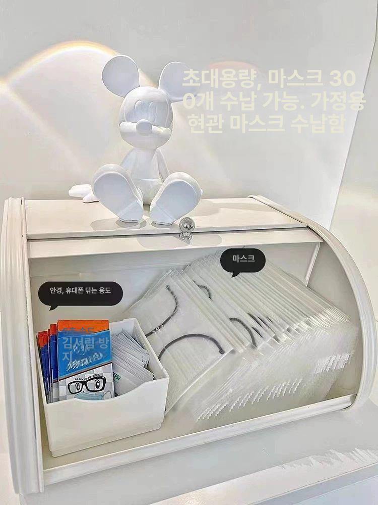 브레드 박스 주방 빵케이스 틴케이스 영양제보관함 다용도 정리 빵보관함 수납 간식 - 상세 이미지 4