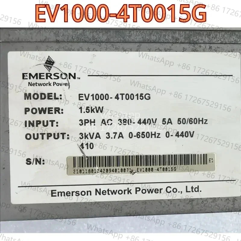 리퍼된 주파수 변환기 EV1000-4T0015G 1.5KW 380V 기능 리퍼 OK