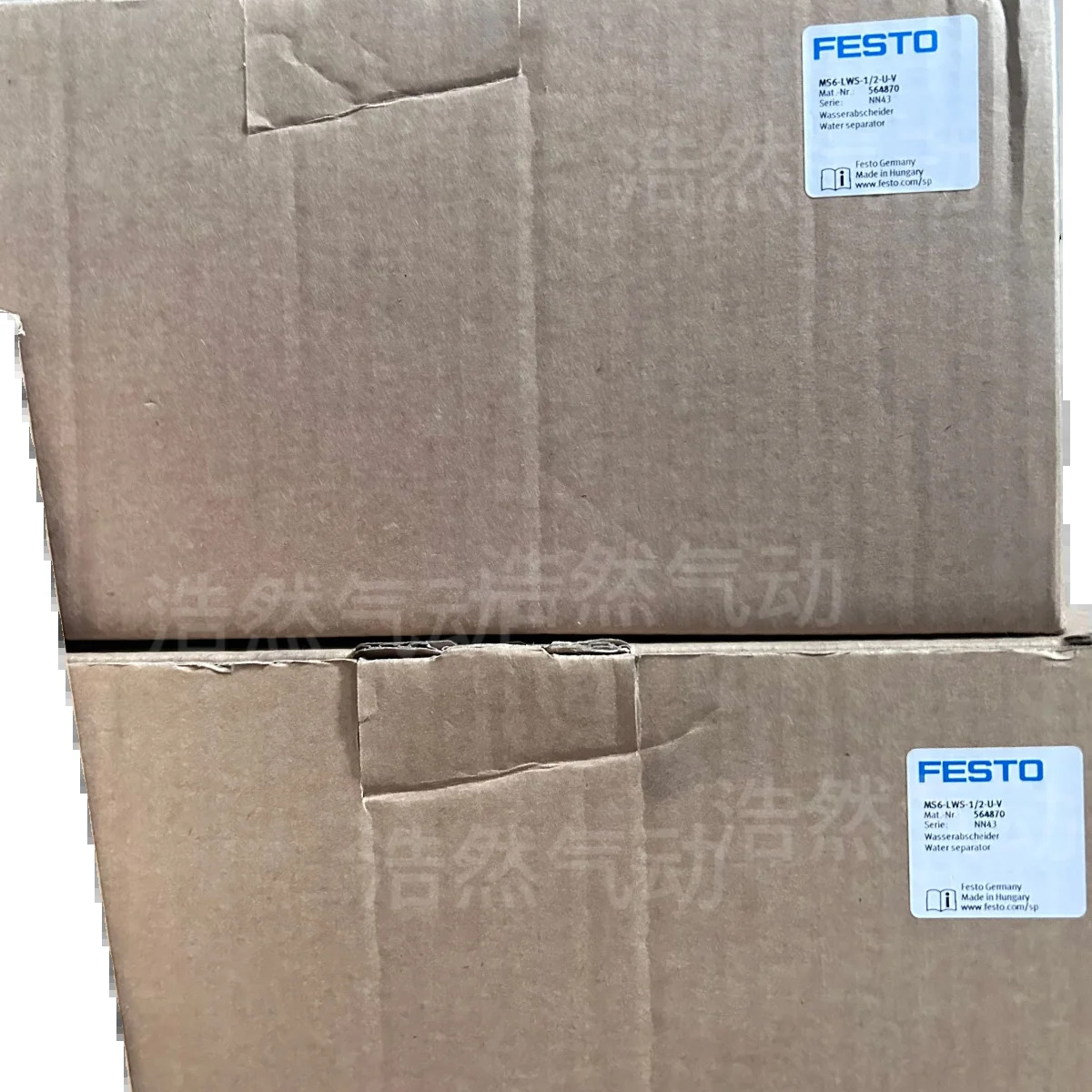 Festo 물 분리기 에어원 필터 컵 MS6-LWS-1 2-U-V 564870 포장