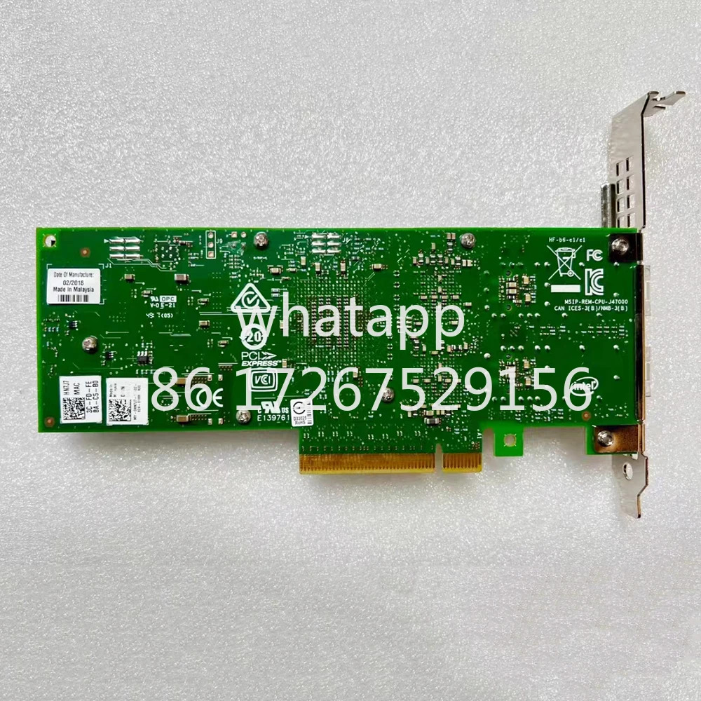 DELL XXV710-DA2 10G/25Gb 듀얼 포트 10G 광 네트워크 카드 SFP28 HN7J7 0HN7J7용