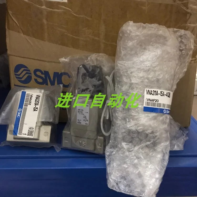 SMC 오리지널 솔레노이드 밸브 VNA211A-15A-4GB VNA311A-20A-5GB 포장