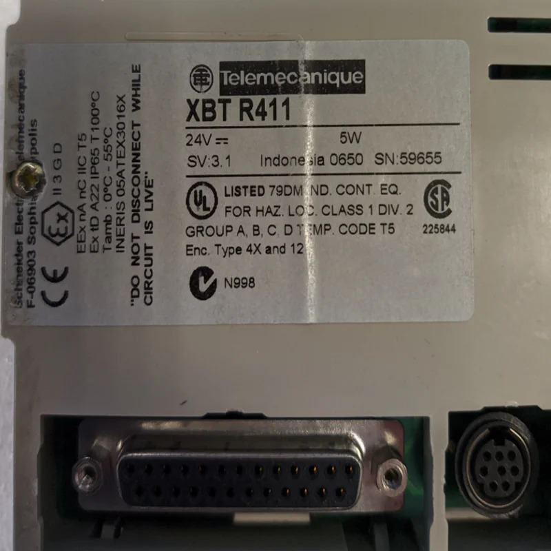 PLC 모듈 XBTR411 상태