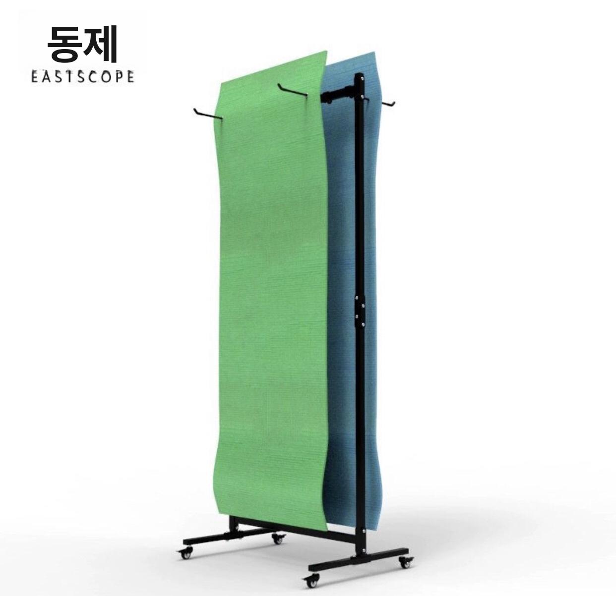 이동식 거치대 헬스장 걸이 정리 보관함 필라테스 선반 보관랙 수납함 홈트 바퀴달린 - 상세 이미지 2