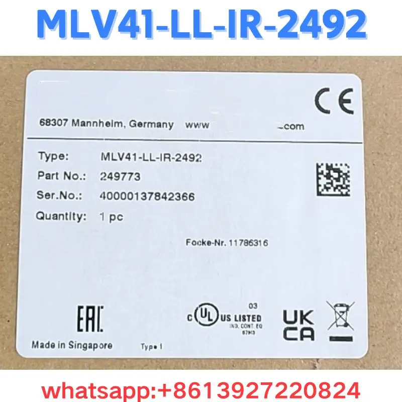 센서 MLV41-LL-IR-2492 원본