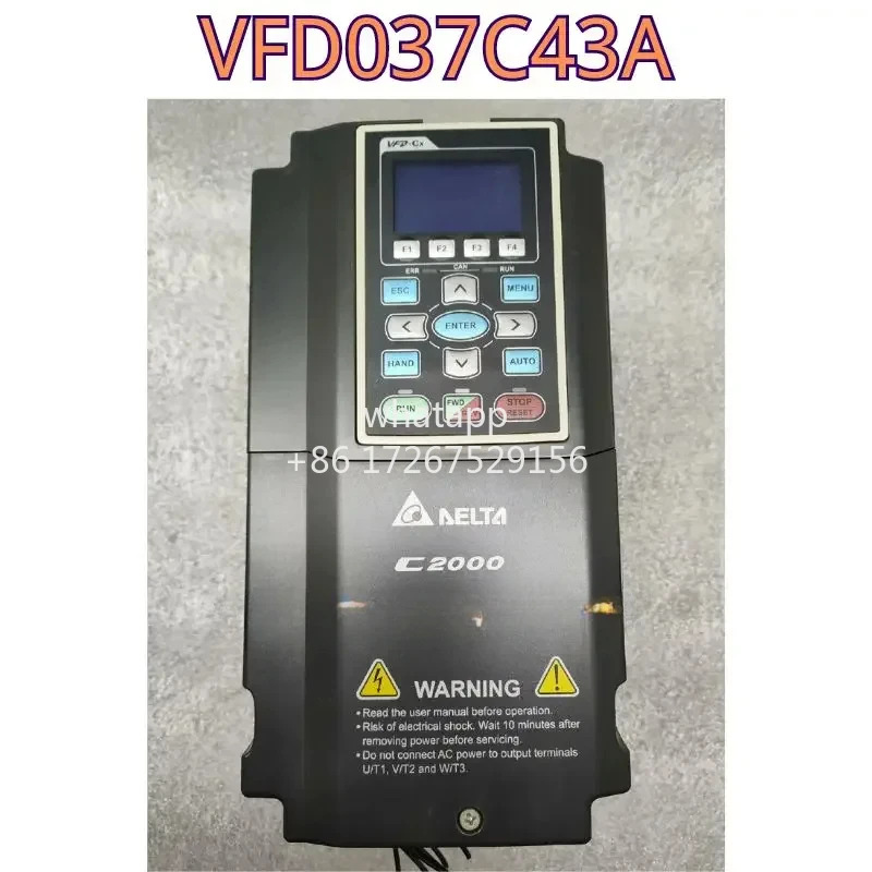 리퍼된 주파수 변환기 VFD037C43A 3.7KW 380V 기능 리퍼 OK