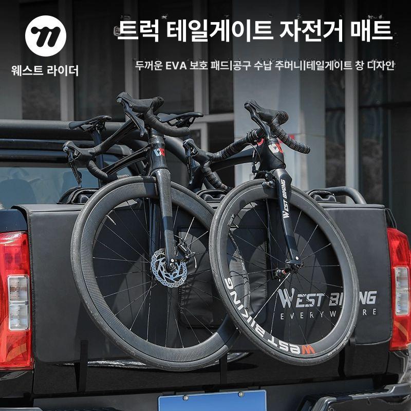 픽업트럭 거치대 캐리어 짐패드 매트 보호패드 자전거 짐칸패드 차량용 적재 고정 - 상세 이미지 2