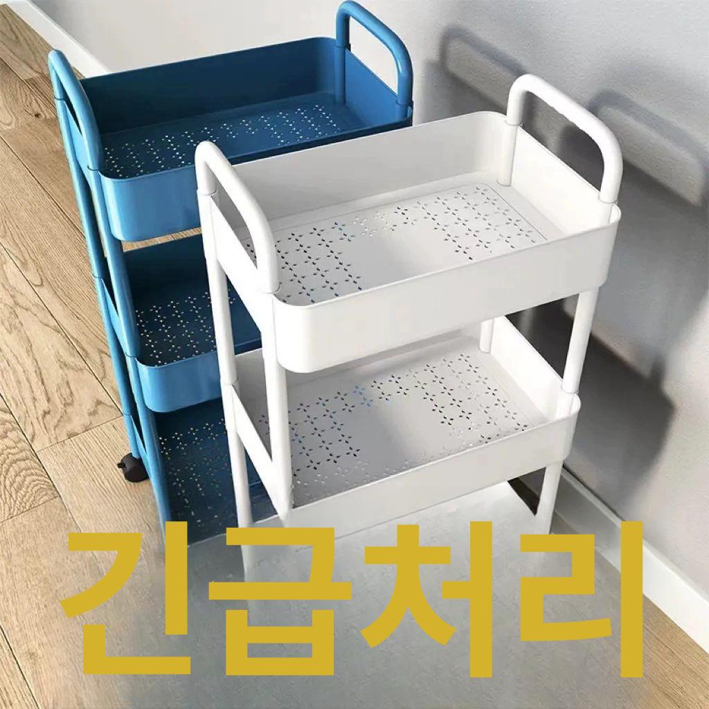 북카트 이동식책꽂이 바퀴달린 북트롤리 책선반 간이 수납 거실책장 학습 도서 - 상세 이미지 4