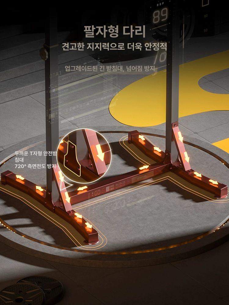 풀업바 턱걸이기구 실내홈짐 철봉 근력운동 악력강화 체계적 운동기구 - 상세 이미지 4