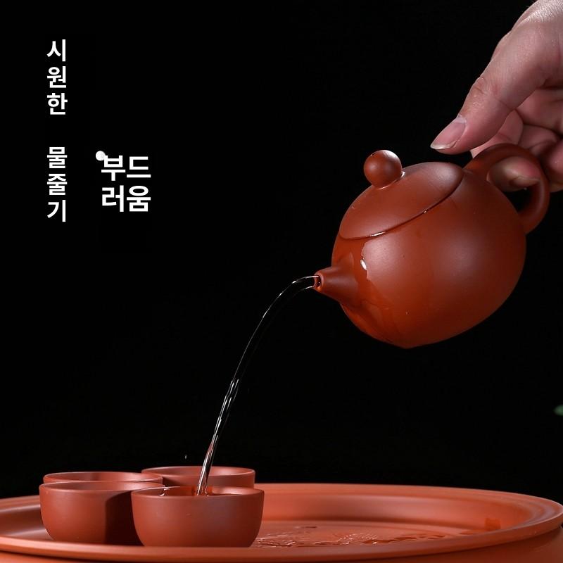 자사호 주니호 수공 자사원광 다관 개완 다기 숙우 방고호 서시 브라운 - 상세 이미지 3