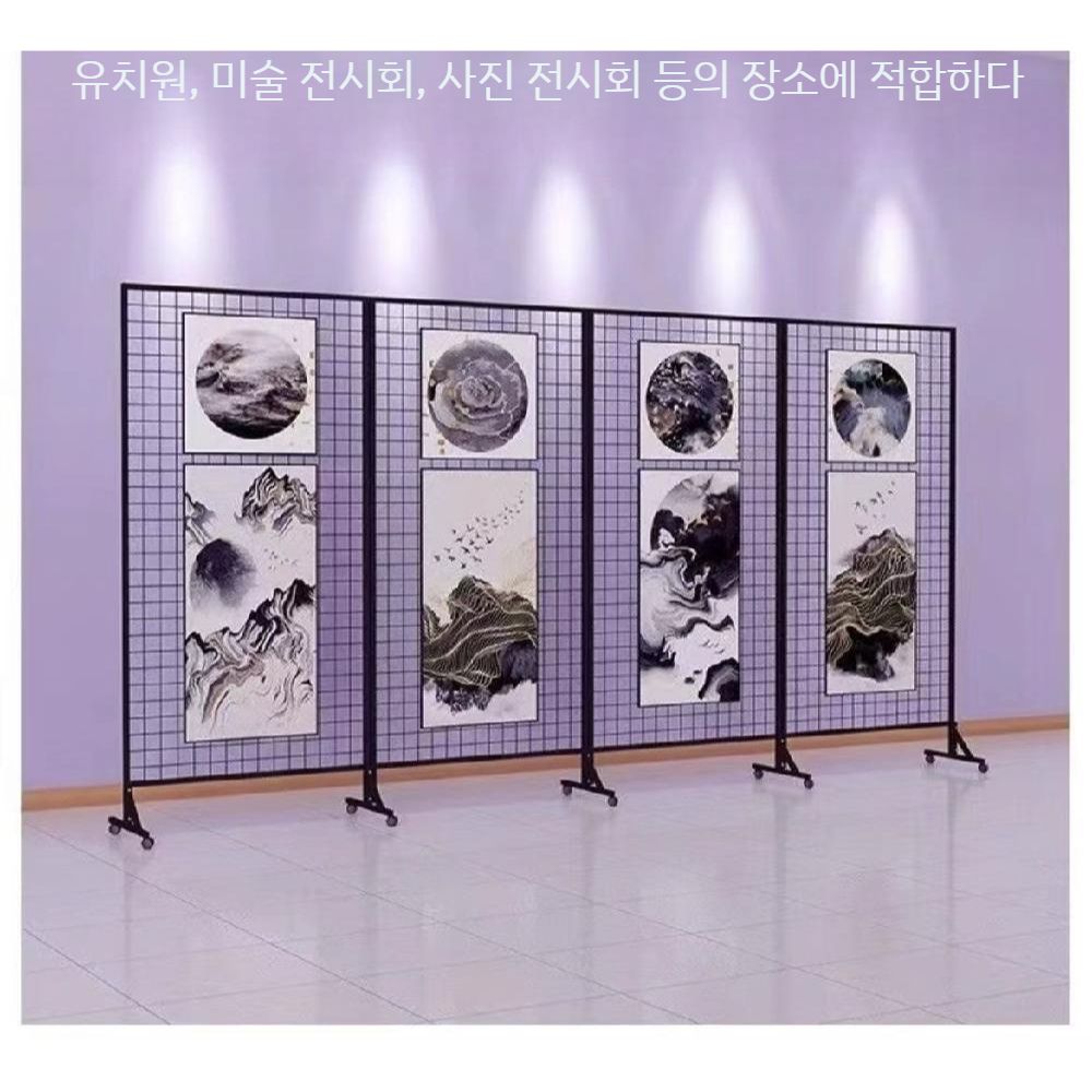 접이식 기타선반 철제 메쉬 철제선반 다용도 조립식 수납 앵글 수납선반 무볼트 베란다 선반장 - 상세 이미지 2