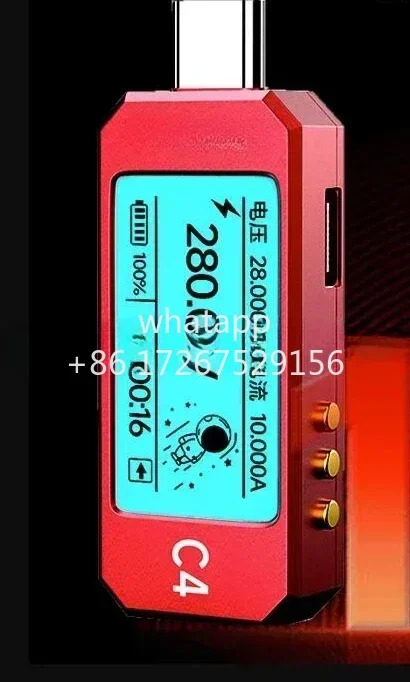 활성화 48V C4 C4L 감지기 USB 전압 전류 측정기 테스터 PD3.1 트릭 EPR