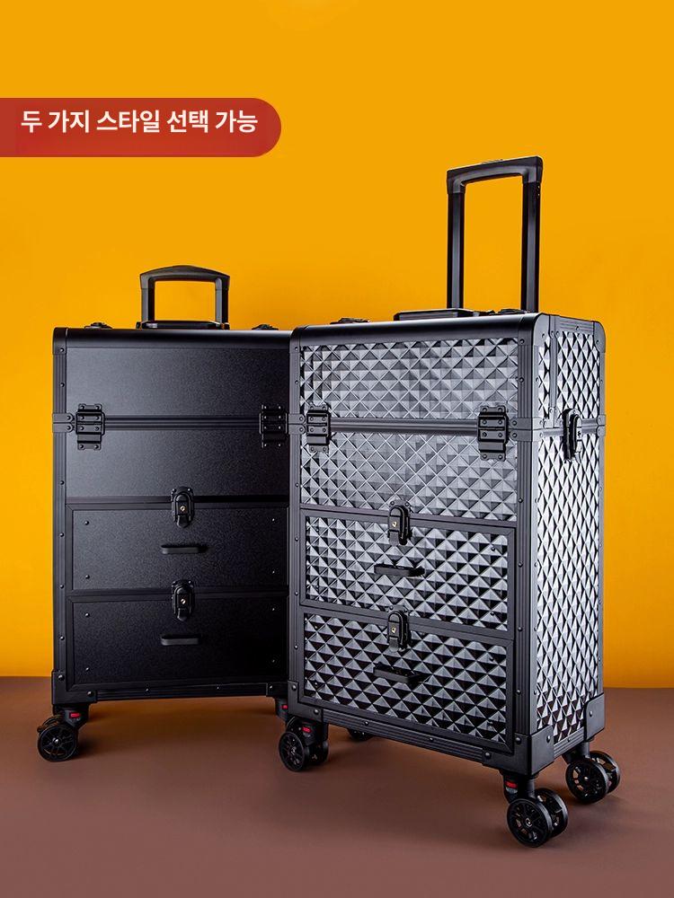 전문가용 메이크업박스 휴대용 미용 네일박스 정리함 뷰티 메이크업캐리어 하드케이스 - 상세 이미지 5