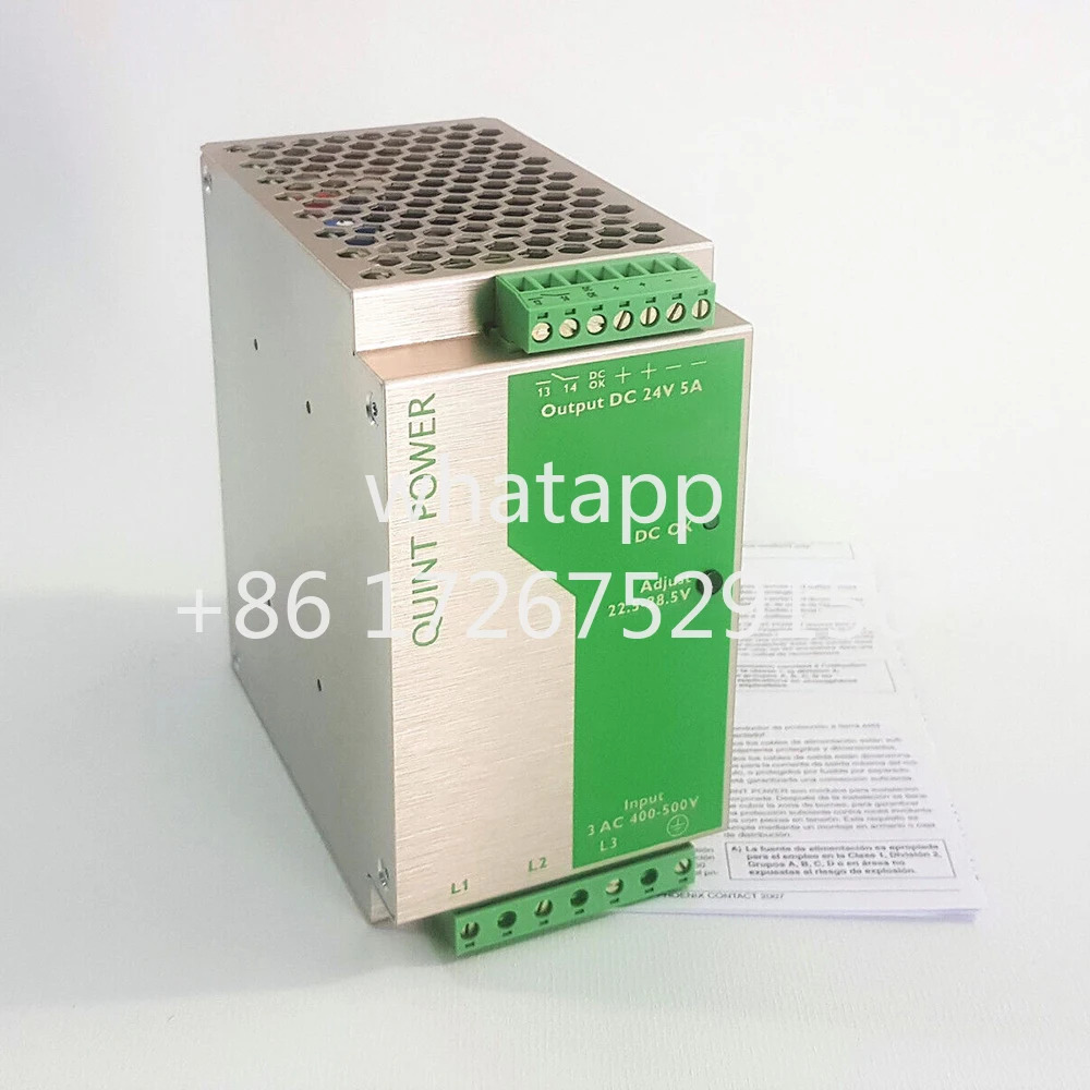 Phoenix QUINT POWER 24VDC/5A 스위칭 전원공급장치 QUINT-PS-3X400-500AC/24DC/5기능 2938594
