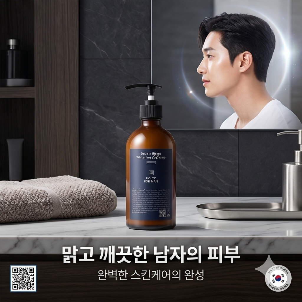 홀츠포맨 4배 더 강력한 남성로션 화이트닝 미백 남자로션 300ml 이미지 8