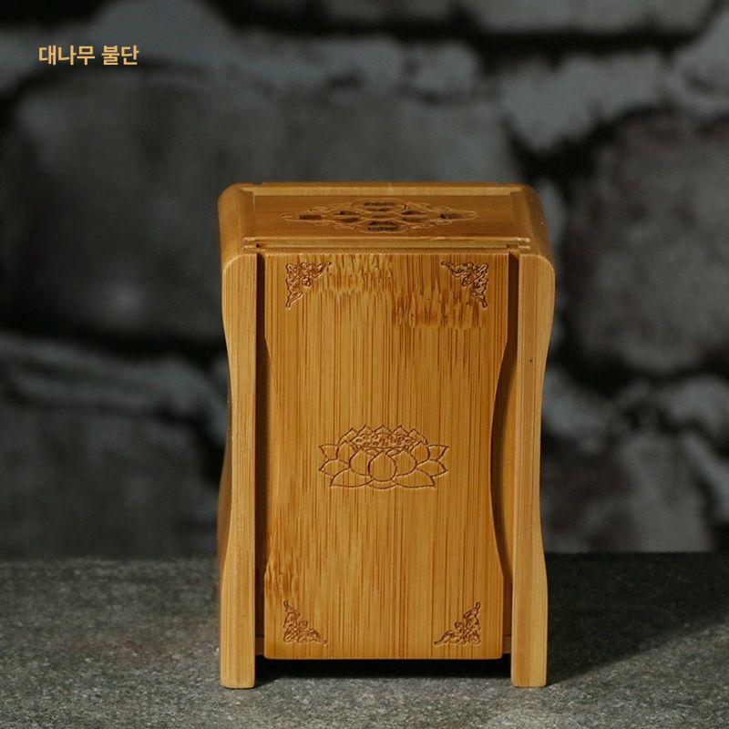 회양목 미니불상 조각상 인테리어 선물 부처상 불교 관음 장식품 수공예 가정 제단 - 상세 이미지 4