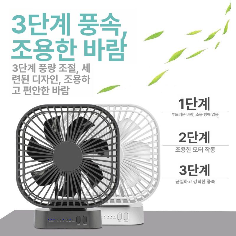마그네틱 선풍기 주방 리모컨 조명 부착 배터리 벽 팬 가정용 쿨링 - 상세 이미지 5