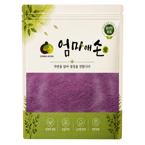 엄마애손 우베 파우더 100% 분말 가루 얌뿌리 500g, 1개 - 상품 이미지