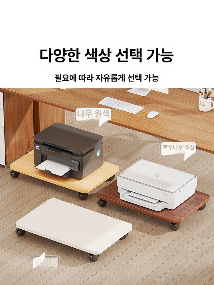 실내 이동식화분 화분받침대 바퀴달린 물받이 나무 거실 인테리어 통원목 다육 캐스터 - 상세 이미지 2