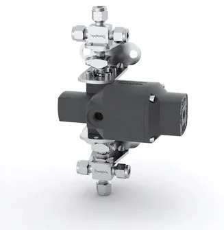 SS-42GXS4-51SDM 스테인리스강 3방향 볼 밸브 0.35Cv 1/4in. 클램프 조인트 180